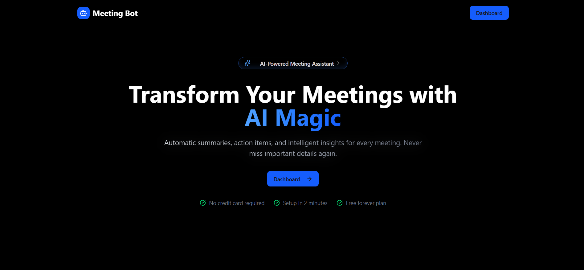 AI Meeting Bot App